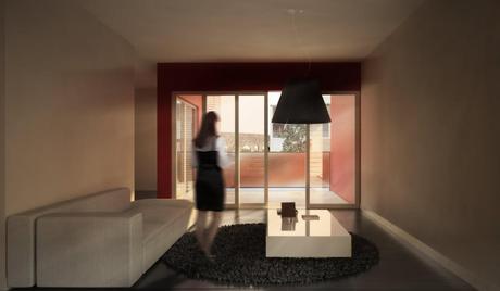 Innovazione Made in Italy. ‘RhOME for dencity’, modello eccellente di bioarchitettura RhOME for denCity, render frontale interno