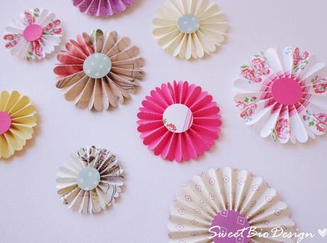 Tutorial Coccarde di Carta - DIY Paper Rosettes