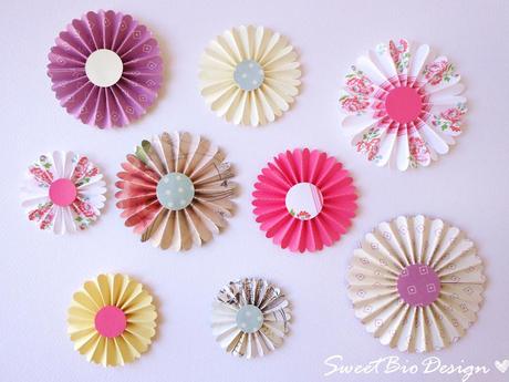 Tutorial Coccarde di Carta - DIY Paper Rosettes