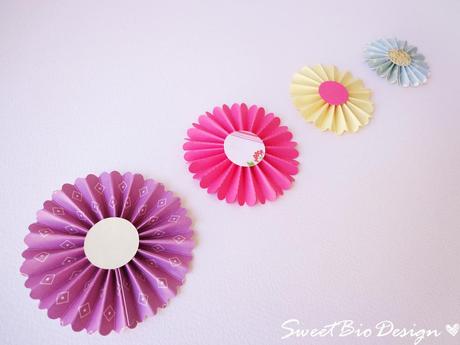 Tutorial Coccarde di Carta - DIY Paper Rosettes