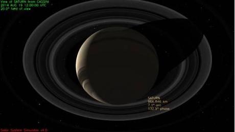 NASA Cassini 19 agosto 2014