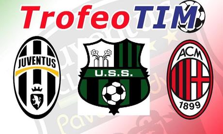 Calcio, Trofeo TIM 2014 - Juventus v Milan v Sassuolo (diretta Canale 5 / HD)