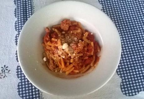 gnocchetti sardi pomodoro e salsiccia