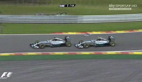 GP Belgio Gara : Fantastico Ricciardo. Guerra in casa Mercedes.
