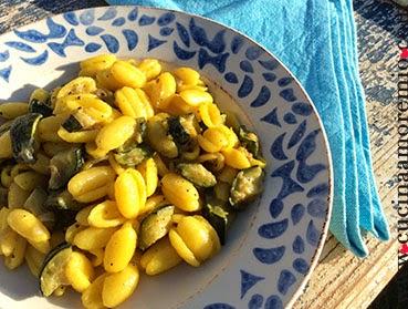 Gnocchetti sardi con zucchine e zafferano