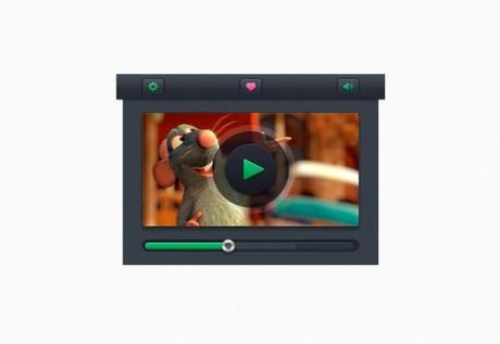 PSD video UI