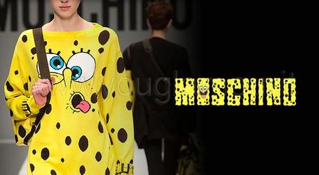 Moschino Autunno-Inverno 2014-2015 si ispira a Spongeboba