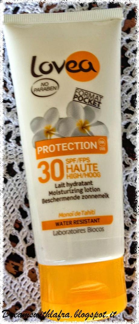 latte solare lovea protezione spf30