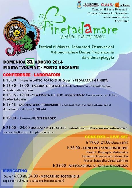 Pineta d’amare: festa per grandi e bambini a P. Recanati (Mc)