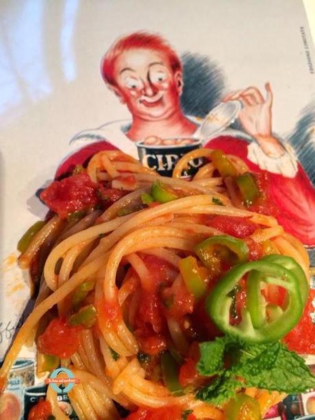 Spaghetti al pomodoro croccanti