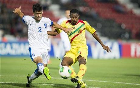 Nimaga in azione durante il mondiale U-20