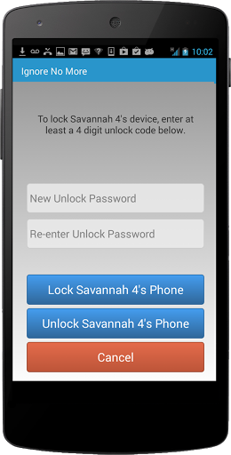photo Ignore No More per Android blocca il telefono al figlio se non ti risponde