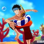 One Piece Unlimited World Red – il quinto DLC Costume Luffy Swimsuit screenshot40_1409044499