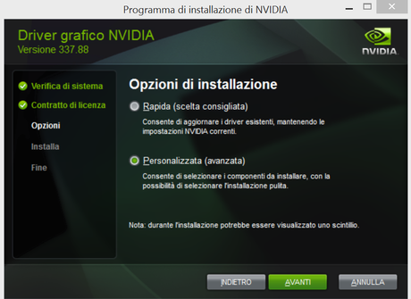 Come aggiornare i driver della scheda video Nvidia su Windows Vista, 7, 8 e 8.1?