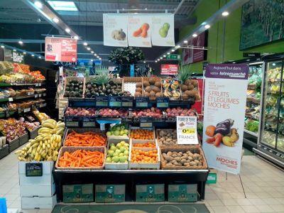 Inglorious fruits and vegetables nei supermercati Intermaché