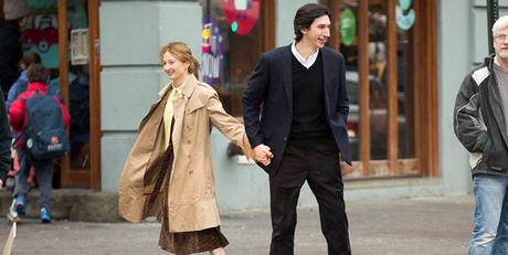 Alba Rohrwacher (Mina) e Adam Driver (Jude) in una scena di Hungry Hearts