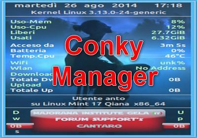 Conky per Monitore il Sistema con un click in Ubuntu e derivate