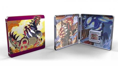 Lussuosi steelbook per Pokémon Rubino Omega e Pokémon Zaffiro Alpha