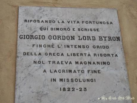 Lord Byron and Marguerite, Countess of Blessington: to meet up in Genoa.