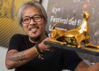 Lav Diaz vincitore del Pardo d'oro 2014 © Festival del film Locarno - Carlo Reguzzi