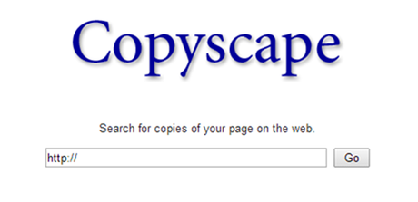 Copyscape ricerca immagini copiate su internet