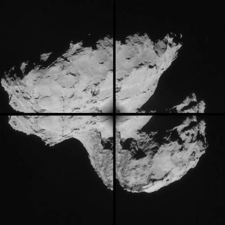 ESA Rosetta: 67P montaggio 31 agosto NavCam