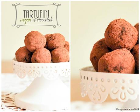 Tartufi vegan di cioccolato