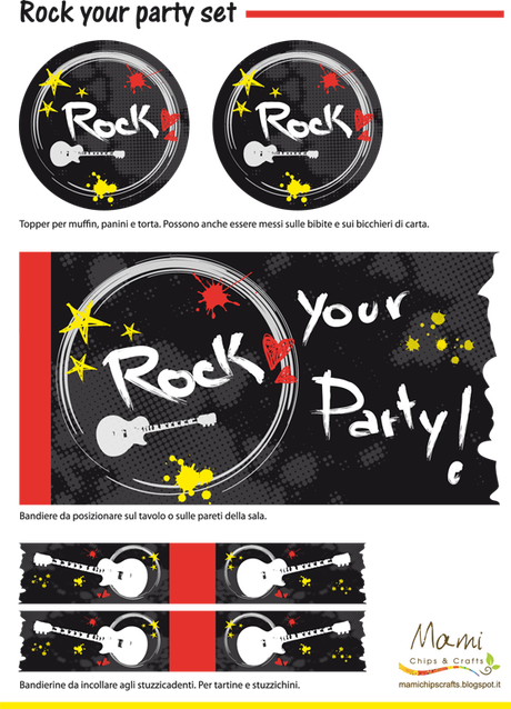 Bambini Rock: party set e abbigliamento
