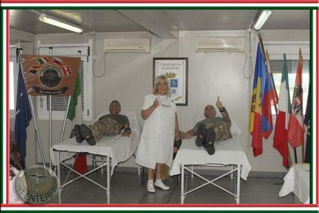 Kosovo/ Base “Villaggio Italia”. Il Multinational Battle Group West a guida italiana dona sangue per l’ospedale di Peja