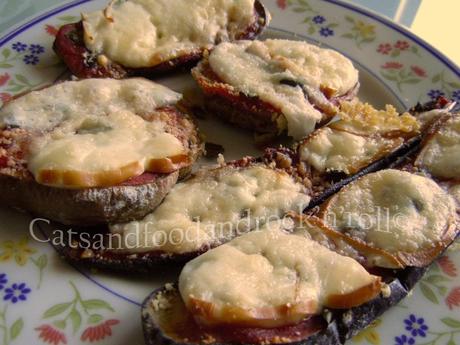 Pizzette di melanzane