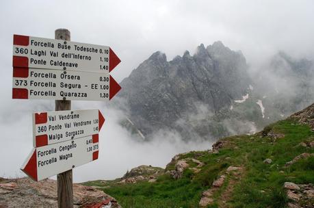 ALTA VIA DEL GRANITO: seconda tappa - su, giù, per di qua, per di là