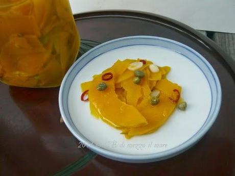 Zucca gialla marinata