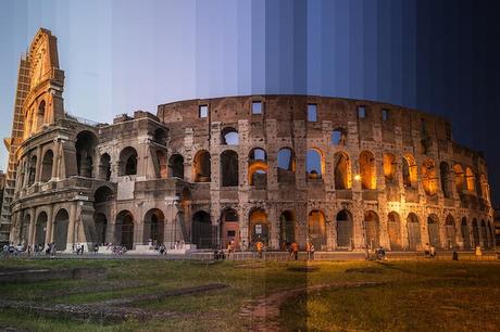 colosseum rome italy Time Slice