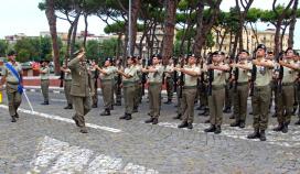 San Giorgio a Cremano/ 2FOD. Il Gen. Lops cede il comando al Gen. De Pascale