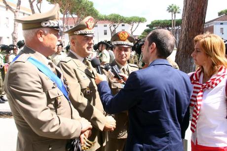 San Giorgio a Cremano/ 2FOD. Il Gen. Lops cede il comando al Gen. De Pascale