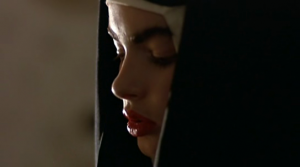 Zoë Lund (Thana) in una scena de L'angelo della vendetta (1981) 