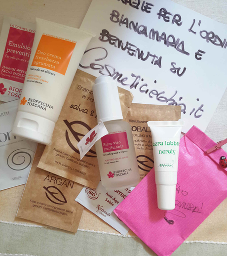 [Shopping Experience] La mia opinione e i miei acquisti su Cosmeticiecobio.it