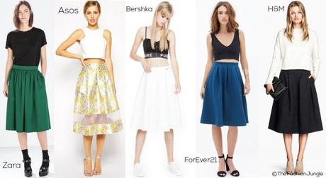 Midi Skirt Trend A/I 14-15 Alessandra Razete The Fashion Jungle