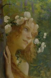 “Invoca Zefiro” Claudio Claudiano Gaston Bussiere (c 1920)