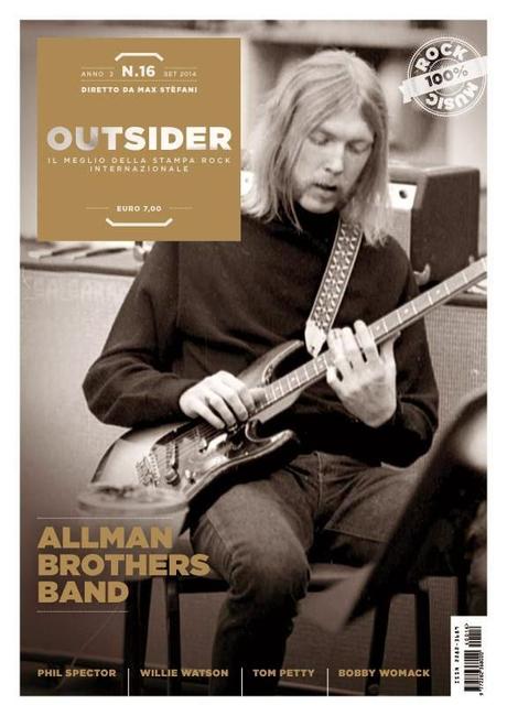 Outsider n. 16 ( settembre 2014 ). La lunga saga di The Allman Brothers Band.