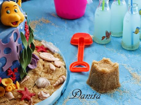 Torta Sirenella e sweet table a tema, per la mia principessa