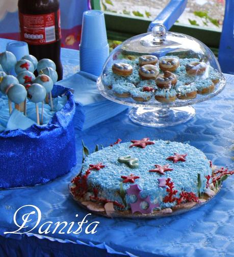 Torta Sirenella e sweet table a tema, per la mia principessa