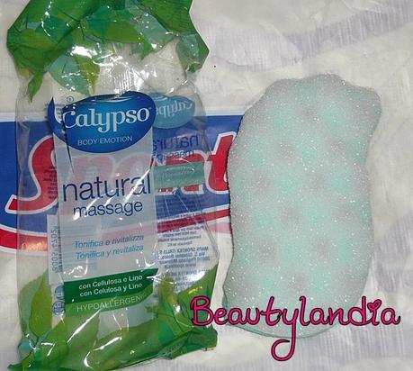 CALYPSO - Spugne per il corpo Natural Love, Natural Peeling, Natural Massage, Natural Gommage -