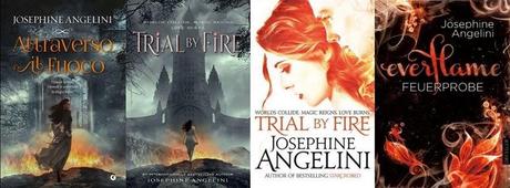 #Segnalazioni: Lo strano caso dell'apprendista libraia e Attraverso il fuoco, il ritorno di Josephine Angelini + cover dal mondo [qual'è la vostra preferita?]