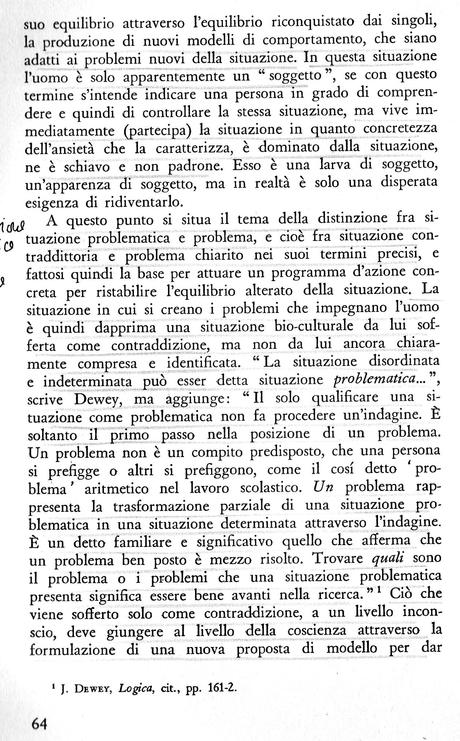 L’uomo in situazione   di Carlo Tullio – Altan, Antropologia funzionale Bompiani, 1971, p. 49-52 e 58-66