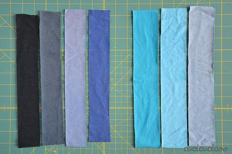 Come coprire un logo sui vestiti con strisce applicate Refashioning Tutorial: How to cover up logos on clothes with applique stripes