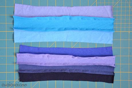 Come coprire un logo sui vestiti con strisce applicate Refashioning Tutorial: How to cover up logos on clothes with applique stripes