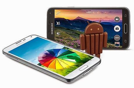 Android 4.4.4 Kitkat su Samsung Galaxy S5, Galaxy Note 3 e Galaxy S4 disponibile in USA