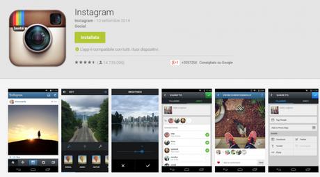 Instagram App Android su Google Play 600x332 Instagram si aggiorna su Android e migliora linterfaccia utente applicazioni  play store google play store 