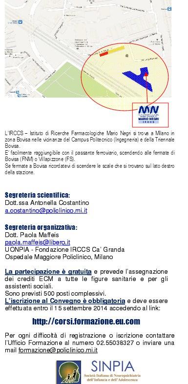 LA VALUTAZIONE DI ESITO NELLA PRATICA CLINICA IN SITUAZIONI DI COMPLESSITA’ PER CURARE E PRENDERSI CURA, Convegno, Milano , 17/18 settembre 2014 2014-09-11_180347
